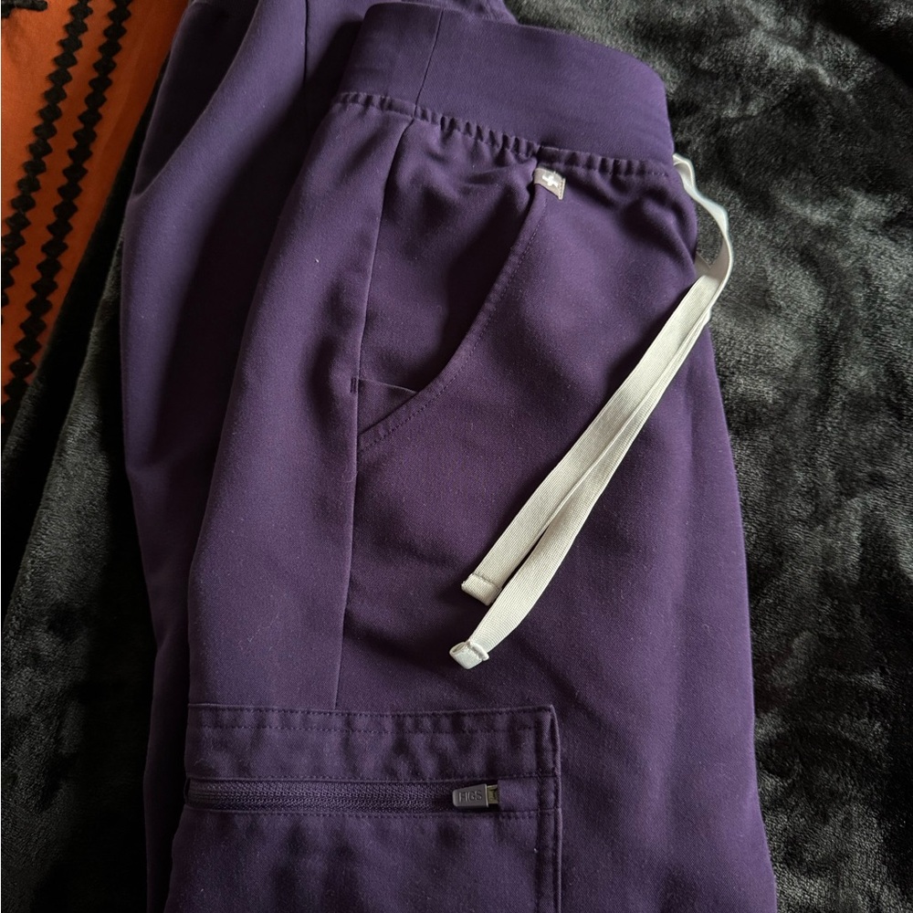 Figs Women's Purple Skinny Pants